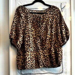 Leopard Print Women's Top
